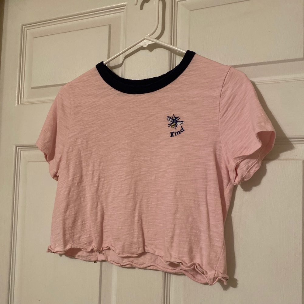 Old Navy Embroidered Graphic Crop Tee